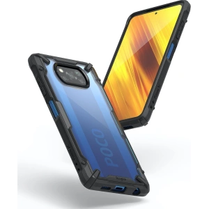 Kup Etui Ringke Fusion-X Pocophone X3/Pro/NFC Camo (Moro) Black - RGK1312MBL - {ean13} - Sklep Home Screen