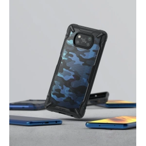 Kup Etui Ringke Fusion-X Pocophone X3/Pro/NFC Camo (Moro) Black - RGK1312MBL - {ean13} - Sklep Home Screen