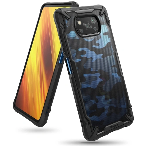 Kup Etui Ringke Fusion-X Pocophone X3/Pro/NFC Camo (Moro) Fekete - RGK1312MBL - {ean13} - Sklep Home Screen
