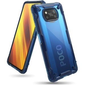 Buy Ringke Fusion-X Pocophone X3/Pro/NFC Space Blue - RGK1311BLU - {ean13} - Home Screen Store Europe