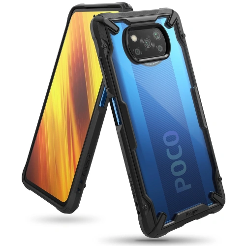 Kup Etui Ringke Fusion-X Pocophone X3/Pro/NFC Fekete - RGK1310BLK - {ean13} - Sklep Home Screen