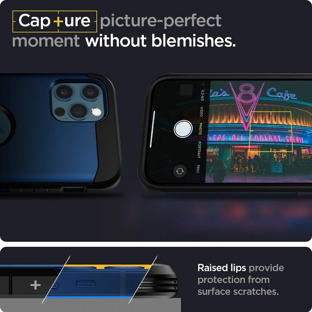 Etui Spigen Tough Armor Apple iPhone 12/12 Pro Navy Blue