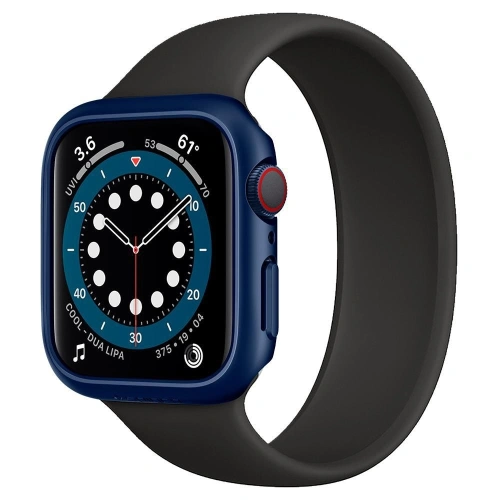 Kup Case Spigen Thin Fit Apple Watch 4/5/6/7/8/9/SE 44/45mm Metallic Blau - SPN1368BLU - {ean13} - Sklep Home Screen