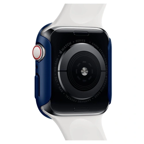 Buy Case Spigen Thin Fit Apple Watch 4/5/6/7/8/9/SE 44/45mm Metallic Blue - SPN1368BLU - {ean13} - Home Screen Store Europe