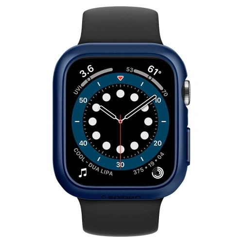 Buy Case Spigen Thin Fit Apple Watch 4/5/6/7/8/9/SE 44/45mm Metallic Blue - SPN1368BLU - {ean13} - Home Screen Store Europe