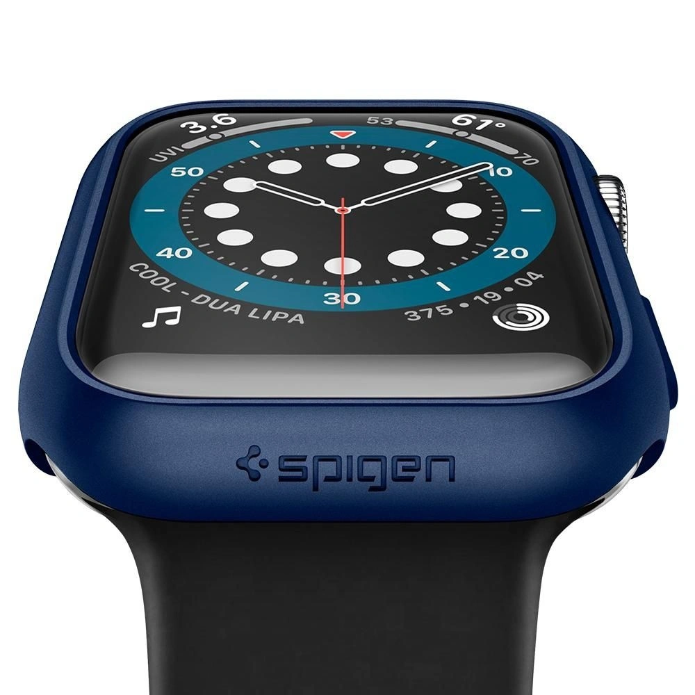 Etui Spigen Thin Fit Apple Watch 4/5/6/7/8/9/SE 44/45mm Metallic Blue