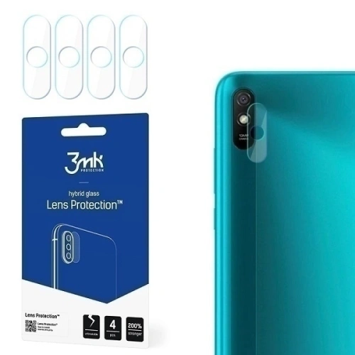 Kup Sticlă hibridă pentru obiectivul aparatului 3MK Protecție Lentilă Redmi 9A [4 PACK] - 3MK1097 - {ean13} - Sklep Home Screen