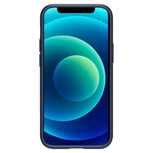 Kup Etui Spigen Liquid Air Apple iPhone 12 mini Albastru Marin - SPN1369BLU - {ean13} - Sklep Home Screen