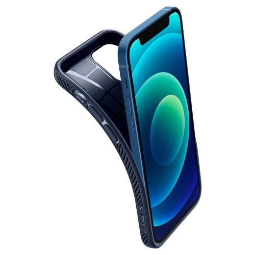 Kup Etui Spigen Liquid Air Apple iPhone 12 mini Albastru Marin - SPN1369BLU - {ean13} - Sklep Home Screen