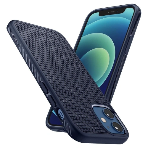Kup Etui Spigen Liquid Air Apple iPhone 12 mini Albastru Marin - SPN1369BLU - {ean13} - Sklep Home Screen
