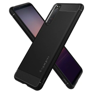 Kup Etui Spigen Rugged Armor Sony Xperia 5 II Matte Black - SPN1370BLK - {ean13} - Sklep Home Screen