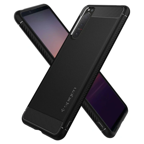 Buy Spigen Rugged Armor Sony Xperia 5 II Matte Black - SPN1370BLK - {ean13} - Home Screen Store Europe