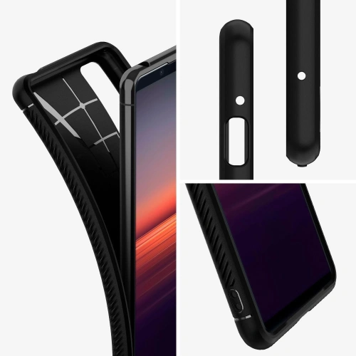 Buy Spigen Rugged Armor Sony Xperia 5 II Matte Black - SPN1370BLK - {ean13} - Home Screen Store Europe