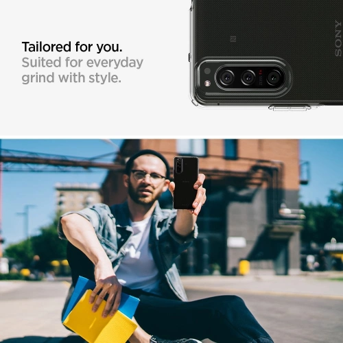 Kup Etui Spigen Liquid Crystal Sony Xperia 5 II Crystal Clear - SPN1371CL - {ean13} - Sklep Home Screen