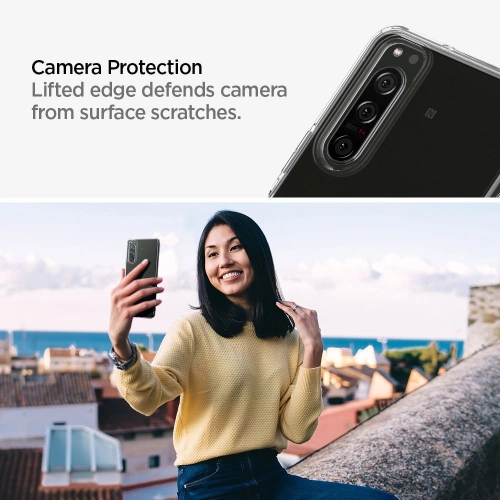 Kup Spigen Gehäuse Flüssigkristall Sony Xperia 5 II Kristallklar - SPN1371CL - {ean13} - Sklep Home Screen