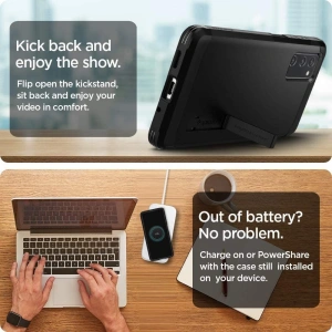 Spigen Samsung Schutzhülle Tough Armor Galaxy S20 FE Schwarz