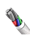 Kup USB-C to Lightning kábel Baseus Nagy Sűrűségű Fonott, 20W, 5A, PD, 1m (fehér) - BSU1946WHT - {ean13} - Sklep Home Screen