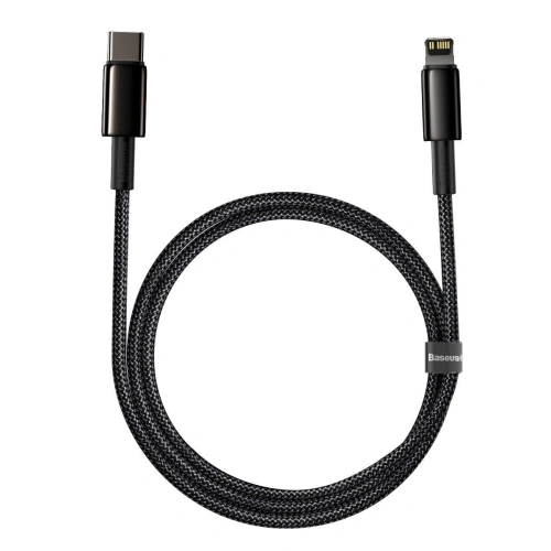 Kup Baseus USB-C zu Lightning Kabel Tungsten Gold, 20W, 5A, PD, 1m (schwarz) - BSU1947BLK - {ean13} - Sklep Home Screen