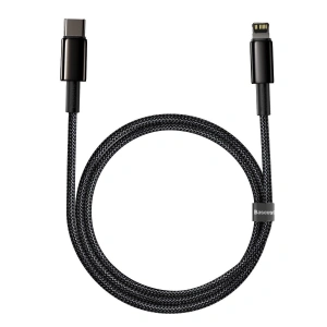 Kup USB-C to Lightning kábel Baseus Tungsten Gold, 20W, 5A, PD, 2m (fekete) - BSU1948BLK - {ean13} - Sklep Home Screen