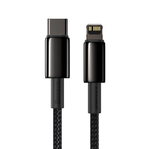 Kup USB-C to Lightning kábel Baseus Tungsten Gold, 20W, 5A, PD, 2m (fekete) - BSU1948BLK - {ean13} - Sklep Home Screen