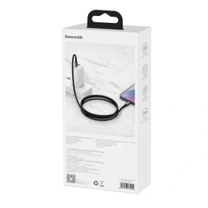 Kup Kabel USB-C do Lightning Baseus Tungsten Gold, 20W, 5A, PD, 2m (černý) - BSU1948BLK - {ean13} - Sklep Home Screen