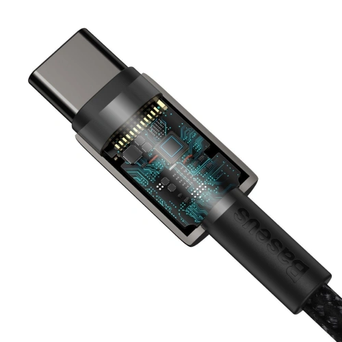 Kup Kabel USB-C do USB-C Baseus Tungsten Gold, 100W, 2m (czarny) - BSU1950BLK - {ean13} - Sklep Home Screen