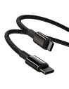 Buy Baseus Tungsten Gold Cable Type-C to Type-C 100W 2m (black) - BSU1950BLK - {ean13} - Home Screen Store Europe