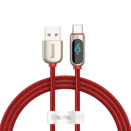 Kup Baseus USB zu USB-C Kabel Display, 5A, 1m (rot) - BSU1952RED - {ean13} - Sklep Home Screen