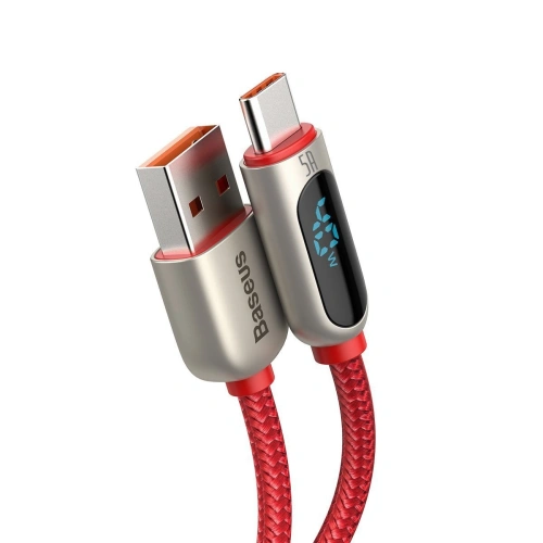 Kup Baseus USB zu USB-C Kabel Display, 5A, 1m (rot) - BSU1952RED - {ean13} - Sklep Home Screen