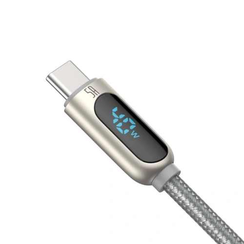 Kup Kabel USB do USB-C Baseus Display, 5A, 1m (srebrny) - BSU1953SLV - {ean13} - Sklep Home Screen