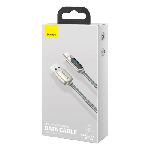 Kup Kabel USB do USB-C Baseus Display, 5A, 1m (srebrny) - BSU1953SLV - {ean13} - Sklep Home Screen