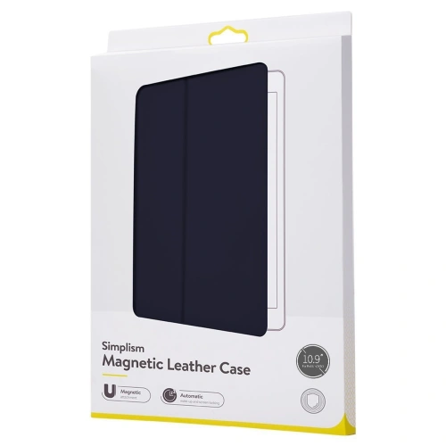 Kup Etui Baseus Simplism Magnetic Leather Case Apple iPad Air 10.9 2020/2022 (4. i 5. generacji) / iPad Air 11 2024 (6. generacji) niebieskie - BSU1955BLU - {ean13} - Sklep Home Screen