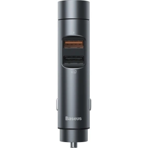 Kup Transmiter FM Baseus Energy Column, Bluetooth 5.0, 2x USB, 18W (szary) - BSU1956GRY - {ean13} - Sklep Home Screen