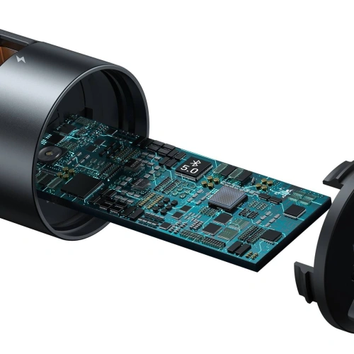 Kup Transmițător FM Baseus Energy Column, Bluetooth 5.0, 2x USB, 18W (gri) - BSU1956GRY - {ean13} - Sklep Home Screen
