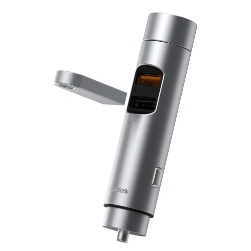 Kup FM adó Baseus Energy oszlop, Bluetooth 5.0, 2x USB, 18W (ezüst) - BSU1957SLV - {ean13} - Sklep Home Screen