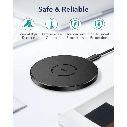 Kup Vezeték nélküli töltő ESR EFC002O Vezeték nélküli töltő 15W Fekete - ESR280BLK - {ean13} - Sklep Home Screen
