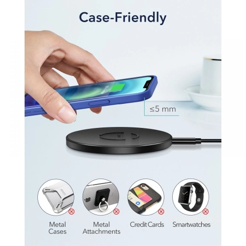 Kup Vezeték nélküli töltő ESR EFC002O Vezeték nélküli töltő 15W Fekete - ESR280BLK - {ean13} - Sklep Home Screen