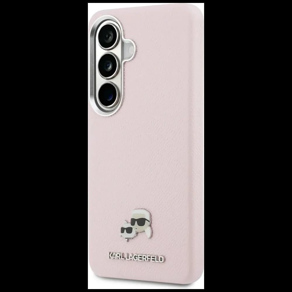 Karl Lagerfeld Saffiano KC Metal Logo MagSafe Samsung Galaxy S26 pink - 2
