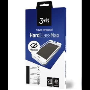 3MK Apple Gehärtetes Glas HardGlass Max Datenschutz iPhone 6/6S Plus weiß