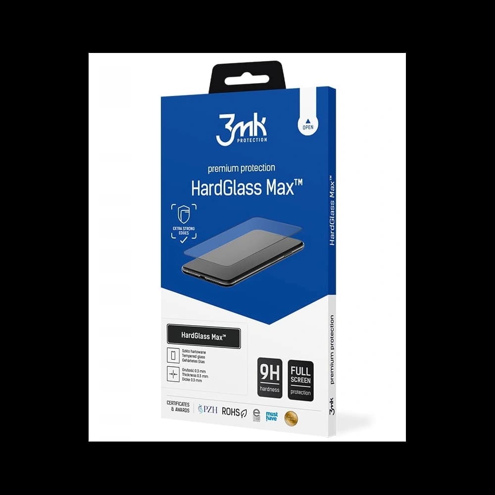 3MK Samsung Gehärtetes Glas HardGlass Max Sensor-Dot Galaxy S10+ Plus schwarz - 1