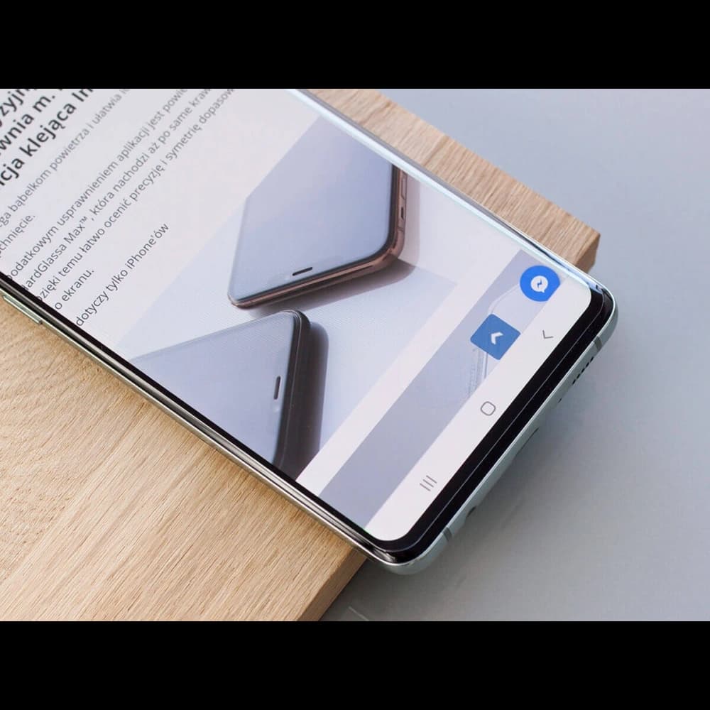 3MK Samsung Gehärtetes Glas HardGlass Max Sensor-Dot Galaxy S10+ Plus schwarz - 4