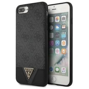 Guess GUHCI8LPU4GHBK Apple iPhone 8/7 Plus grey hardcase 4G Triangle Collection