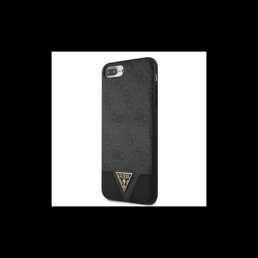 Guess GUHCI8LPU4GHBK Apple iPhone 8/7 Plus grey hardcase 4G Triangle Collection - 2