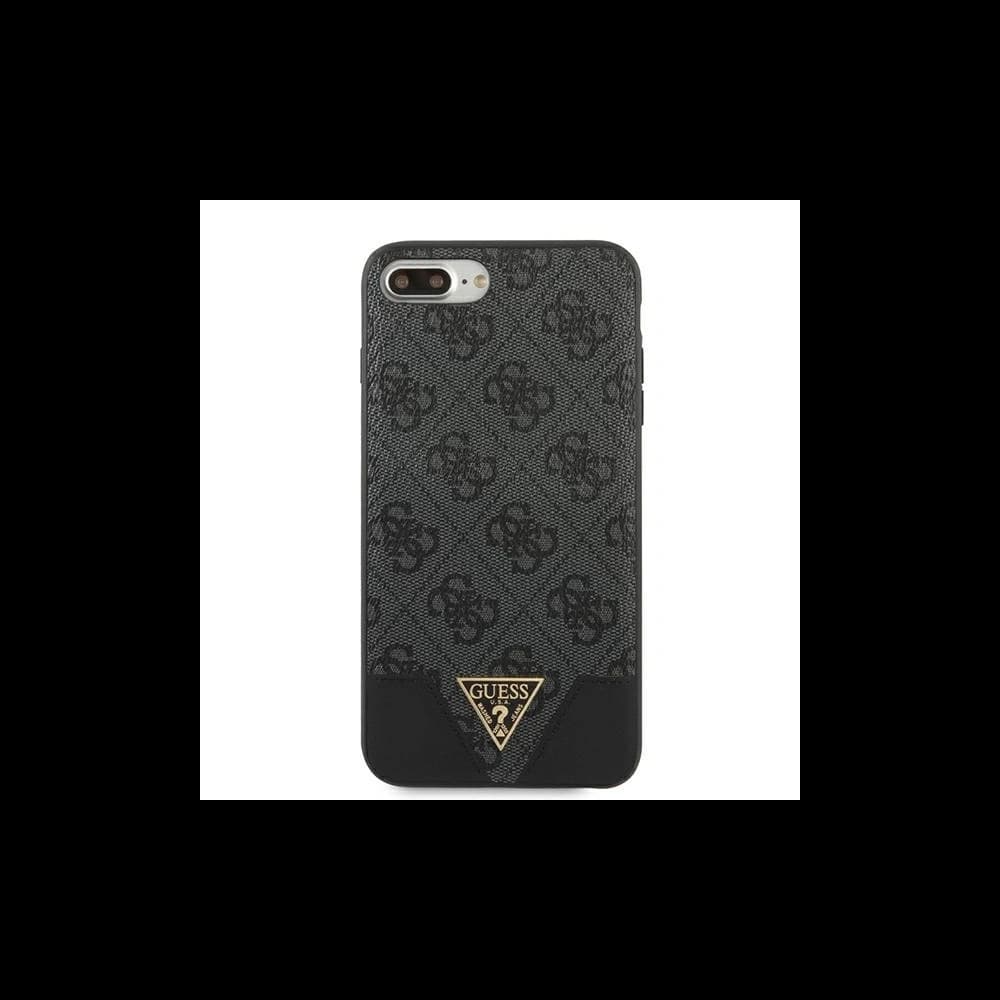 Guess GUHCI8LPU4GHBK Apple iPhone 8/7 Plus grey hardcase 4G Triangle Collection - 3