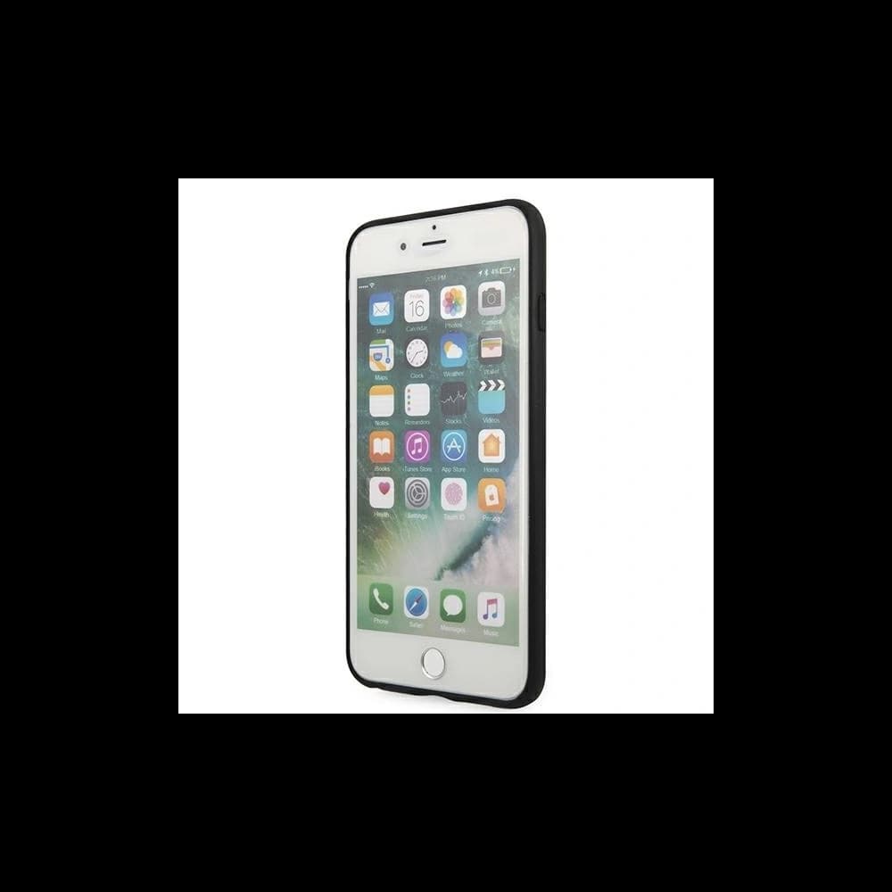 Guess GUHCI8LPU4GHBK Apple iPhone 8/7 Plus grey hardcase 4G Triangle Collection - 5