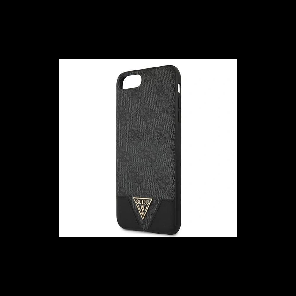 Guess GUHCI8LPU4GHBK Apple iPhone 8/7 Plus grey hardcase 4G Triangle Collection - 6
