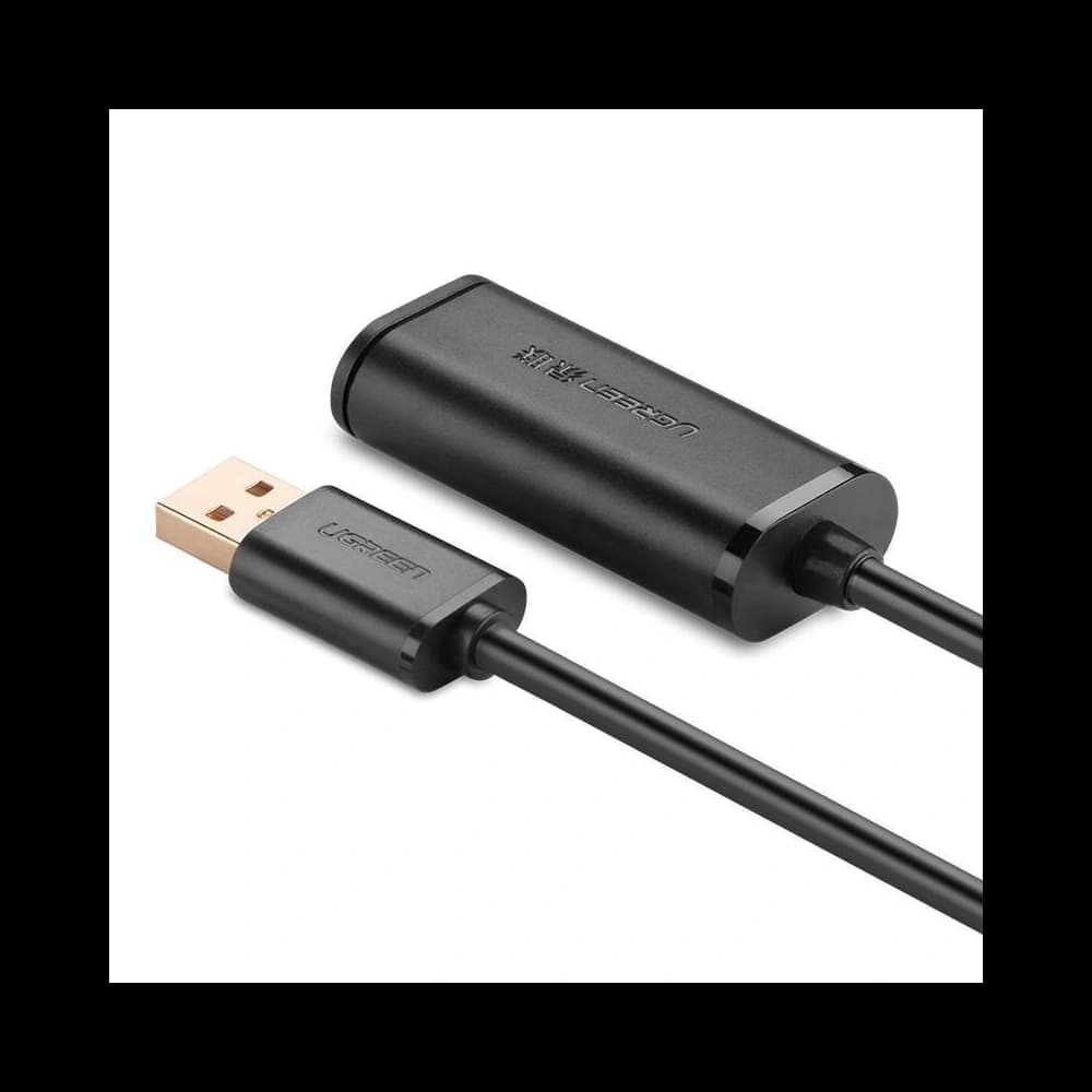 UGREEN US121 USB 2.0-Verlängerungskabel, aktiv, 25m (schwarz) - 4