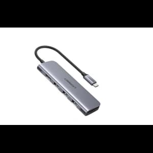 UGREEN USB-C to 3 Ports USB-A 3.0 Hub + HDMI + TF/SD (Space Gray)