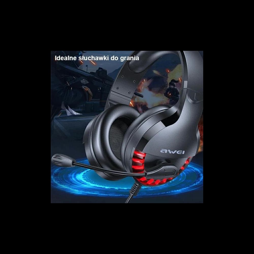 AWEI Gaming Headphones ES-770i with microphone black - 4