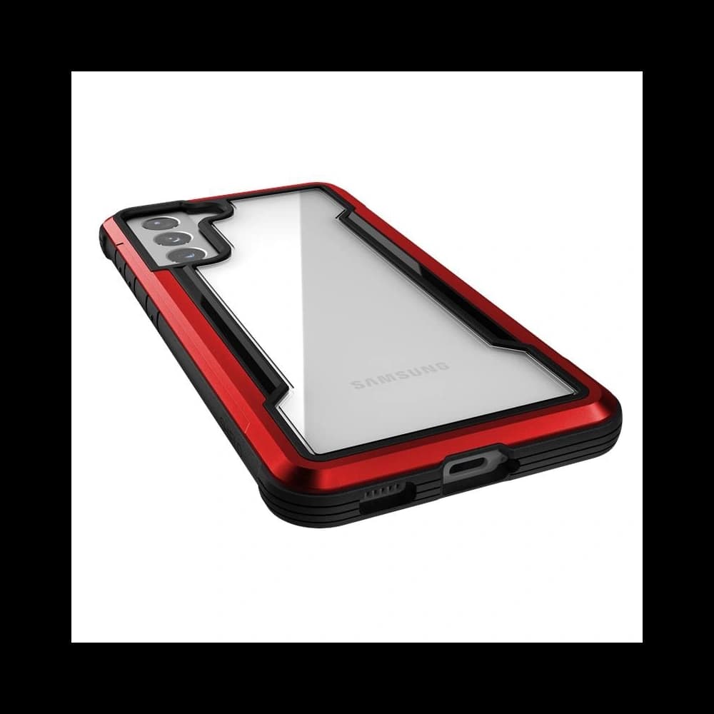 Etui aluminiowe X-Doria Raptic Shield Samsung Galaxy S21 (Antimicrobial protection) (Red) - 5